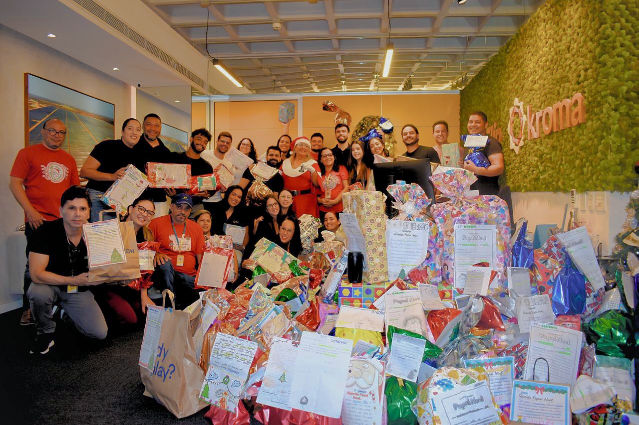 Kroma Energia adota mais de 200 cartinhas na Campanha de Natal dos Correios